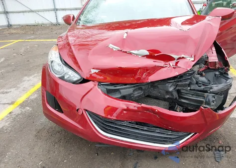 2013 Hyundai Elantra Gls from USA, damaged, VIN 5NPDH4AE7DH211409